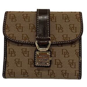 Dooney & Bourke Rare Signature Lock Double Compartment Wallet